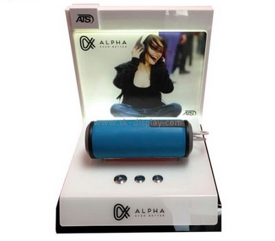 Bespoke acrylic blue tooth speaker display SOD-355