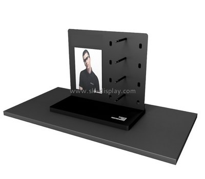 Bespoke black acrylic retail display stands SOD-360