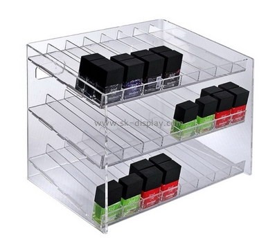 Customize clear acrylic makeup store display CO-409