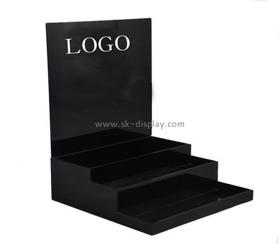 Customize black acrylic makeup display stand CO-468
