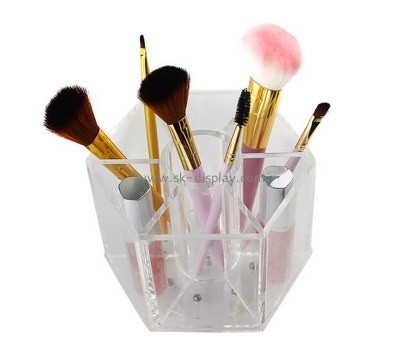 Customize acrylic cheap makeup brush holder CO-488