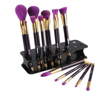 Customize acrylic black makeup brush holder CO-504