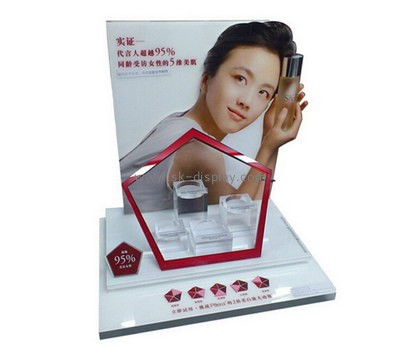 Customize retail acrylic cosmetic display stand CO-552