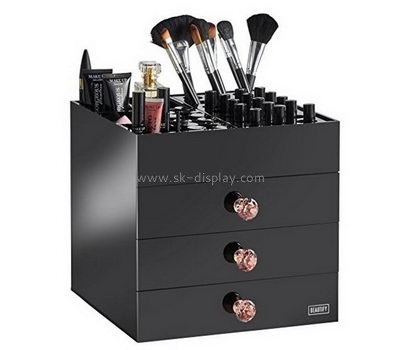 Customize black acrylic makeup organizer CO-598