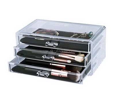 Customize 3 drawer acrylic makeup organizer CO-606