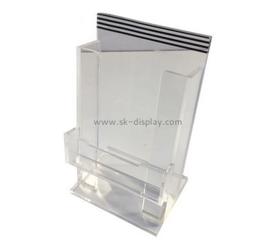 Customize clear acrylic brochure stands BD-475