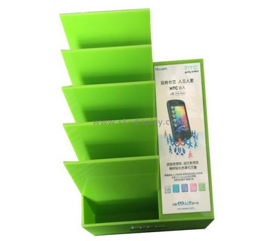 Customize green acrylic brochure holders BD-476