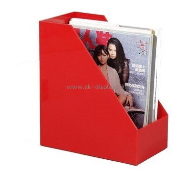 Customize acrylic magazine rack holder BD-491