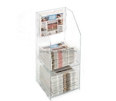 Customize acrylic newspaper holder BD-507