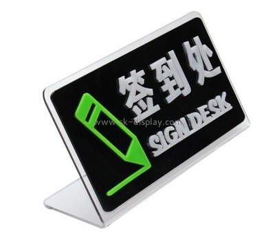 Customize acrylic table stands for signs BD-518