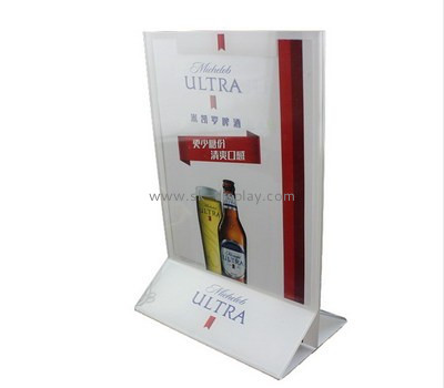 Customize acrylic stand up sign holder BD-526