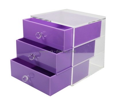 Customize acrylic 3 drawer storage unit DBS-754