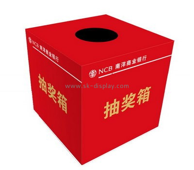 Customize acrylic raffle box DBS-782