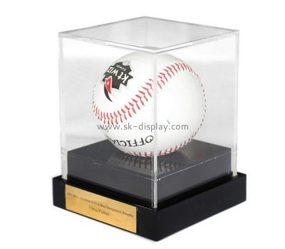 Customize acrylic baseball display case DBS-792