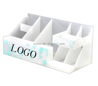 Customize white lucite storage boxes DBS-802
