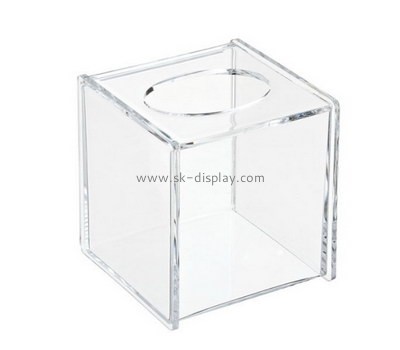 Customize clear plastic raffle box DBS-812