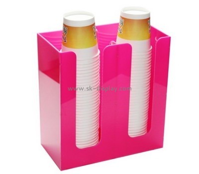 Customize lucite paper cup holder DBS-826