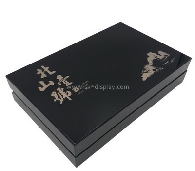 Customize black acrylic box DBS-831