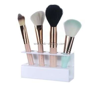 Customize acrylic stand up makeup brush holder CO-682