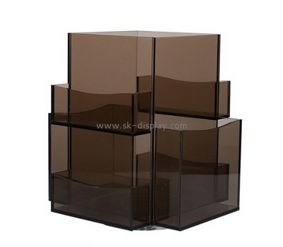 Customize acrylic tiered literature holder BD-532