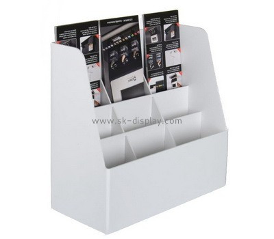 Customize acrylic brochure size literature holder BD-536