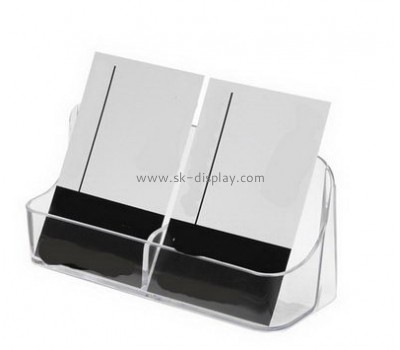 Customize acrylic business card desk holder BD-556