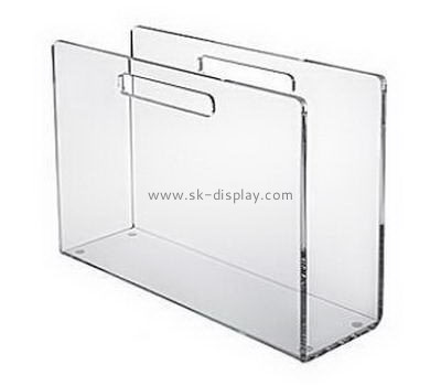 Customize acrylic small magazine holder BD-554