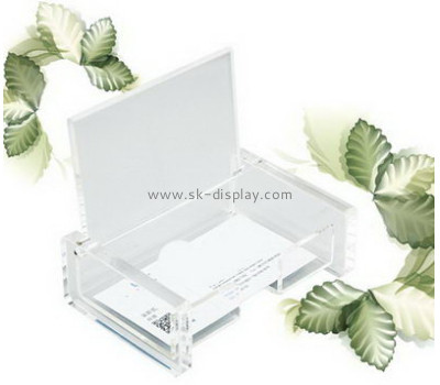 Customize acrylic business card holders for men BD-559