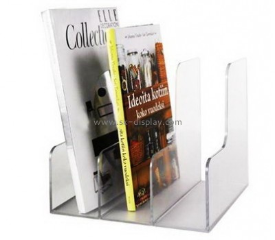Customize acrylic vertical magazine holder BD-569
