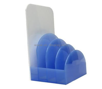 Customize lucite 4 pocket brochure holder BD-660