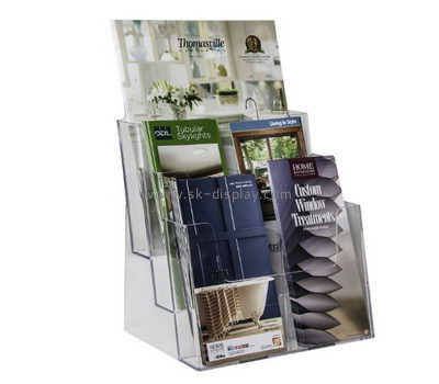 Customize plexiglass tabletop brochure holder BD-667