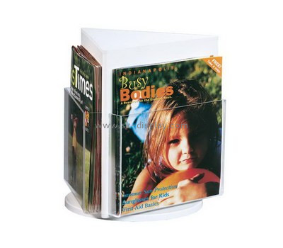 Customize plexiglass tri fold brochure holder BD-684