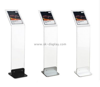 Customize acrylic floor standing brochure display rack BD-686