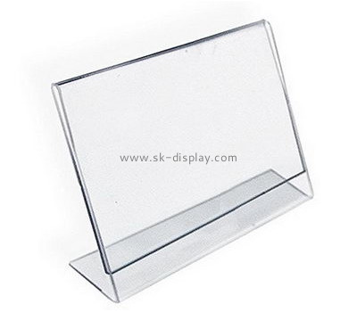 Customize retail plastic sign holders BD-742