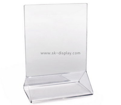 Customize lucite sign holder BD-747