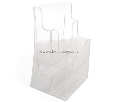 Customize perspex multi pocket brochure holder BD-791