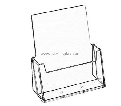 Customize lucite desk brochure holder BD-834