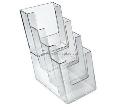 Customize lucite free standing brochure holder BD-839