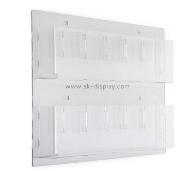 Customize plexiglass mounted brochure holder BD-842