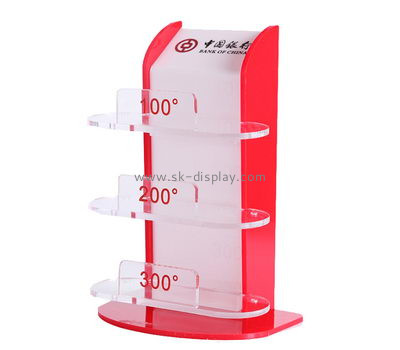 Customize perspex brochure holder floor stand BD-846