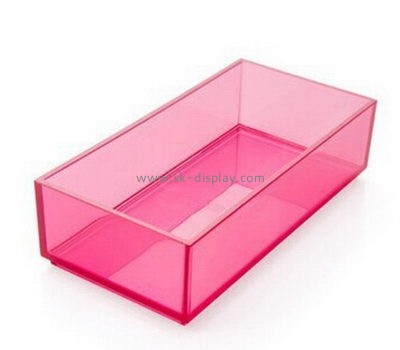 Customize pink perspex tray DBS-888