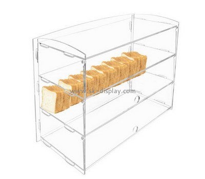 Customize acrylic bread display case DBS-920