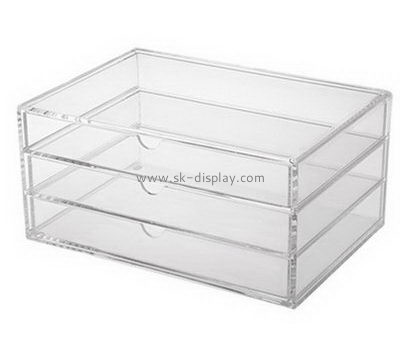 Customize acrylic three drawer storage DBS-936