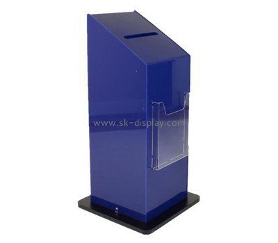 Customize acrylic donation boxes for sale DBS-985