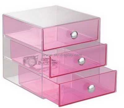 Customize acrylic 3 drawer storage bin DBS-994