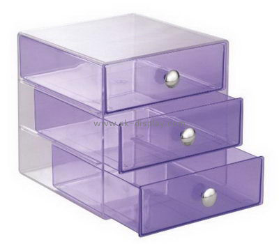 Customize acrylic 3 drawer containers DBS-991