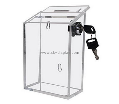 Customize acrylic cheap donation boxes DBS-1005