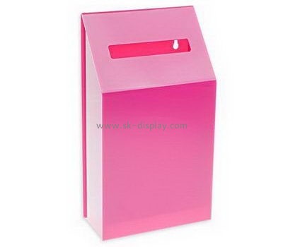 Customize acrylic donation collection boxes DBS-1013