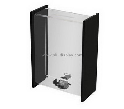 Customize acrylic locking donation box DBS-1051