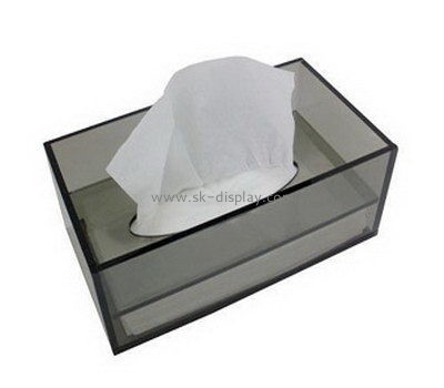 Customize acrylic tissue box design DBS-1067
